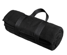 Load image into Gallery viewer, Fleece Blanket with Carrying Strap - KB
