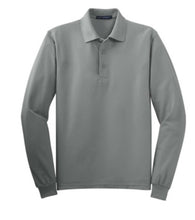 Load image into Gallery viewer, Port Authority Silk Touch Long Sleeve Polo - KB
