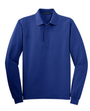 Load image into Gallery viewer, Port Authority Silk Touch Long Sleeve Polo - KB
