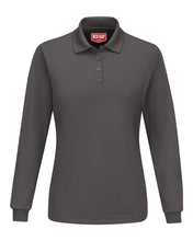 Load image into Gallery viewer, Women&#39;s Long Sleeve Performance Knit Polo - KB
