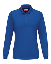 Load image into Gallery viewer, Women&#39;s Long Sleeve Performance Knit Polo - KB
