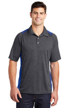 Load image into Gallery viewer, Sport-Tek Heather Colorblock Contender Polo

